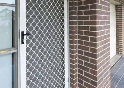 diamond grille home security screen door